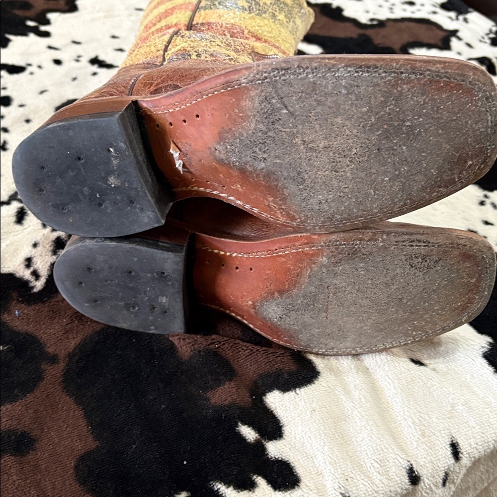 Boulet Rodeo Collection American Flag Boots; Size 7 - Picture 4 of 9